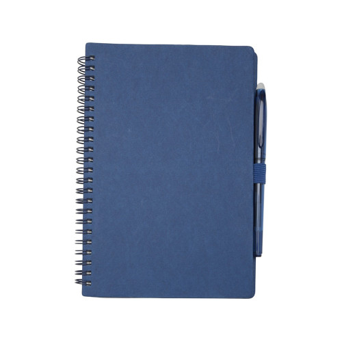 Slate многоразовый набор из блокнота в мягкой обложке и ручки - Темно - синий