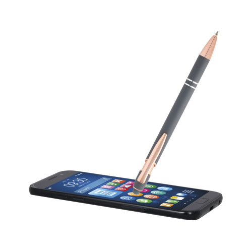 Nanna шариковая ручка с отделкой из розового золота - Twilight Grey (черные чернила) Nanna шариковая ручка с отделкой из розового золота - Twilight Grey (черные чернила)