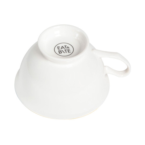 Чайная пара с золотой каймой, 200мл Чайная пара с золотой каймой, 200мл