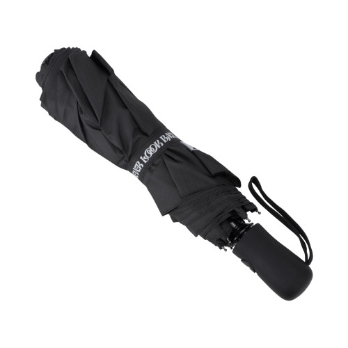 Зонт-полуавтомат складной Marvy с проявляющимся рисунком, черный (термотрансфер)