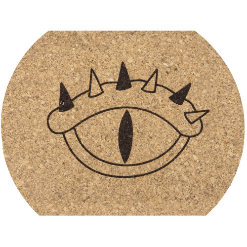 Набор костеров из пробки на подставке из пробки Krock (гравировка)