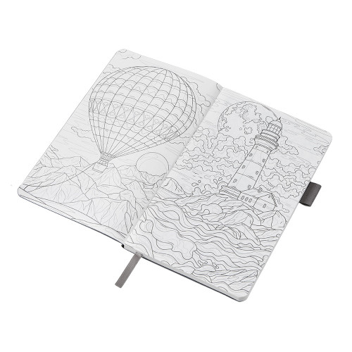 Блокнот Vision Trend А5 в гибкой обложке, серый