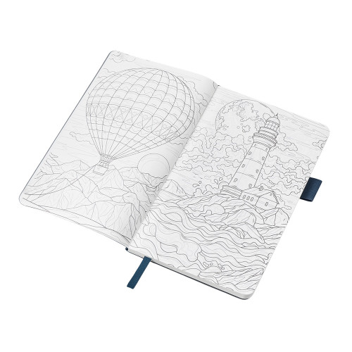 Блокнот Vision Trend А5 в гибкой обложке, синий