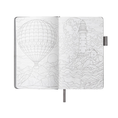 Блокнот Vision Trend А5 в твердой обложке, серый