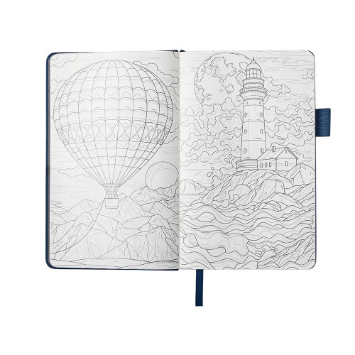 Блокнот Vision Trend А5 в твердой обложке, синий