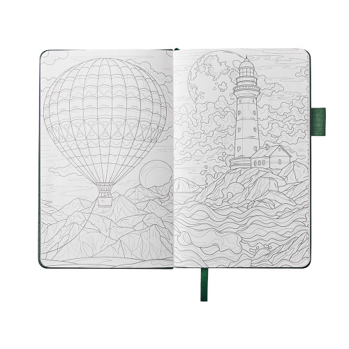 Блокнот Vision Trend А5 в твердой обложке, зеленый