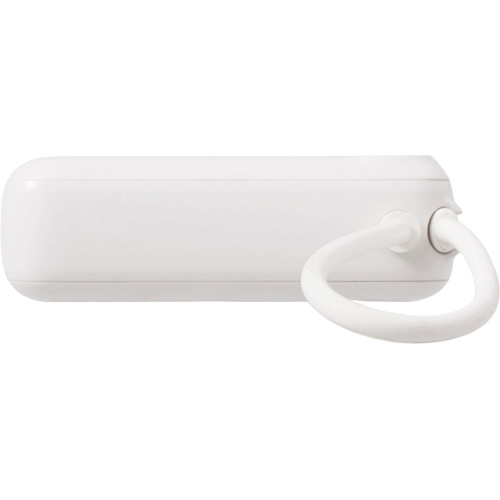 Внешний аккумулятор со встроенным кабелем Liri, QC/PD, 10000 мАч, теплый белый