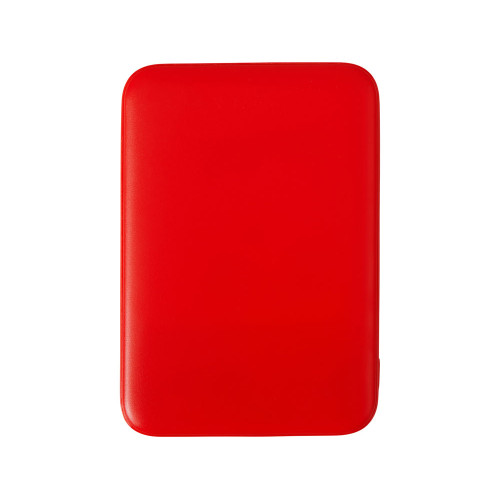 Внешний аккумулятор Simp, 5000 мАч, красный Внешний аккумулятор Simp, 5000 мАч, красный