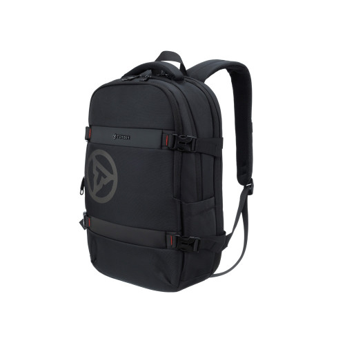 Рюкзак TORBER ВОЯЖ с отделением для ноутбука 18'', черный, полиэстер 900D, 34х16х47 см, 20 л