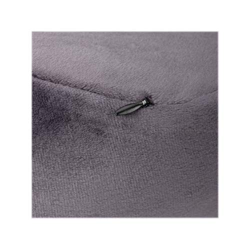 Подушка TORBER, дорожная, с эффектом памяти, тёмно-серая, полиэстер+спандекс