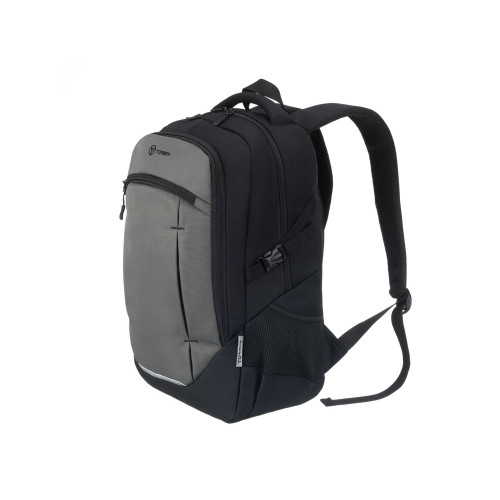 Рюкзак TORBER CLASS X, чёрно-серый, 46 x 32 x 18 см + Мешок для сменной обуви в подарок!