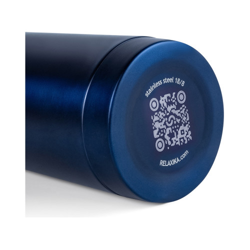 Термос Relaxika 101 (0,35 литра), темно-синий (без лого) Термос Relaxika 101 (0,35 литра), темно-синий (без лого)