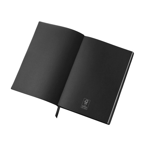 Блокнот C1 софт-тач, гибкая обложка, 128 листов, черный