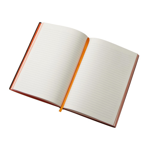 Блокнот C1 софт-тач, гибкая обложка, 128 листов, оранжевый