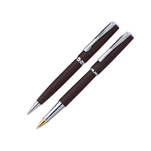 Набор Pierre Cardin PEN&PEN: ручка шариковая + роллер. Цвет - коричневый матовый. Упаковка Е. Набор Pierre Cardin PEN&PEN: ручка шариковая + роллер. Цвет - коричневый матовый. Упаковка Е.