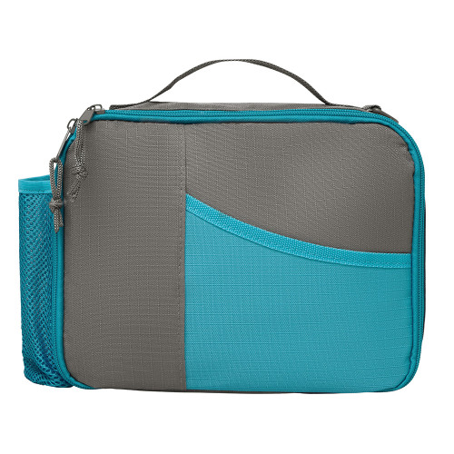 Изотермическая сумка-холодильник Breeze New для ланч-бокса, серый/голубой Изотермическая сумка-холодильник Breeze New для ланч-бокса, серый/голубой