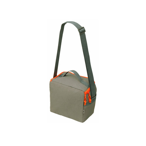 Изотермическая сумка-холодильник Neo Classic c контрастной молнией, серый/оранжевый