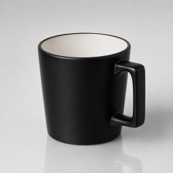 Керамическая кружка Альто 340 мл, черный