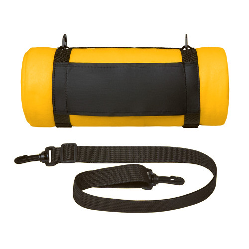 Плед Нежность с плечевым ремнем, желтый