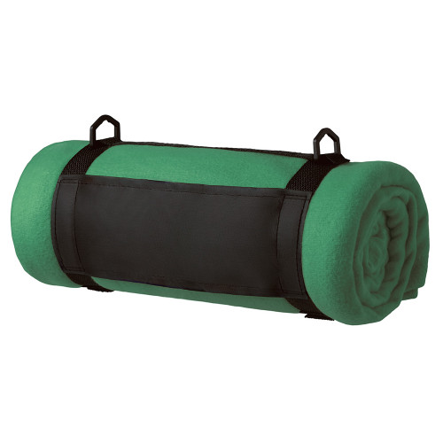 Плед Нежность с плечевым ремнем, зеленый Плед Нежность с плечевым ремнем, зеленый