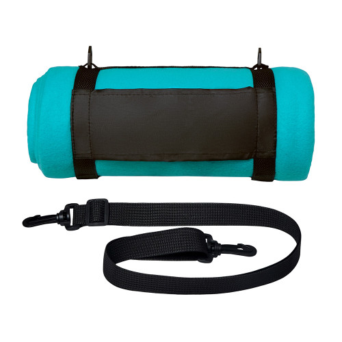 Плед Нежность с плечавым ремнем, светло-голубой Плед Нежность с плечавым ремнем, светло-голубой