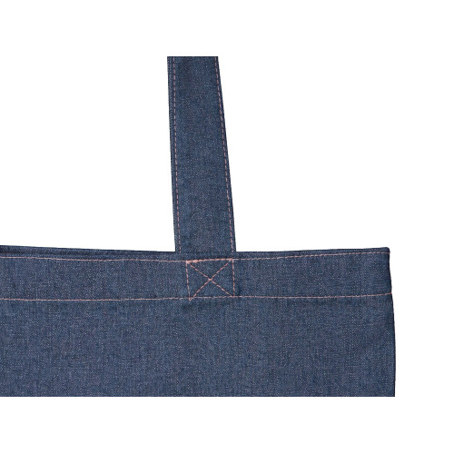 Джинсовая сумка-шоппер Indigo  с широкими лямками