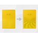 Бизнес-блокнот А5 C2 soft-touch, желтый, с УФ печатью