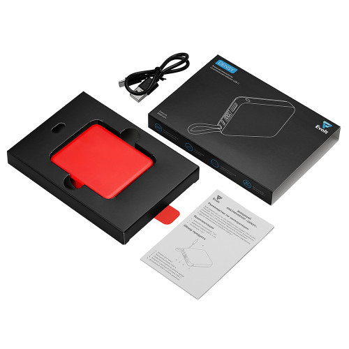 Внешний аккумулятор со встроенным кабелем USB-C Дэнси, 5000 мАч, красный Внешний аккумулятор со встроенным кабелем USB-C Дэнси, 5000 мАч, красный