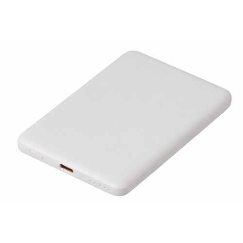 Внешний аккумулятор с QC/PD Шарп, 5000 мАч, белый