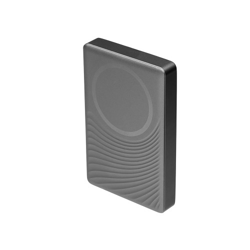 Магнитный беспроводной внешний аккумулятор, QC/PD Сёрф, 10000 мАч, серый