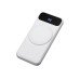 Магнитный беспроводной внешний аккумулятор со встроенными кабелями Мэни,быстаря зарядка, 10000 мАч, белый