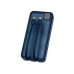 Внешний аккумулятор со встроенными кабелями Фрэйм Про, быстрая зарядка, 20000мач, тёмно-синий