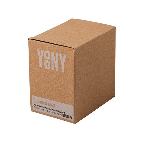 Стальная кружка с двойными стенками Climber Max, 450 мл, черный