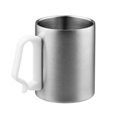 Стальная кружка с двойными стенками Climber Max, 450 мл, белый