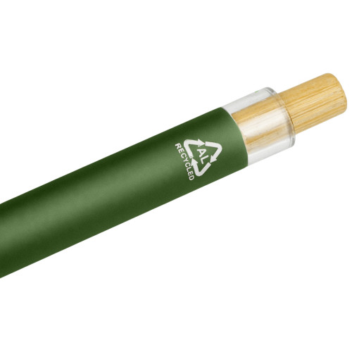 Ручка из переработанного алюминия Blossom, зеленый