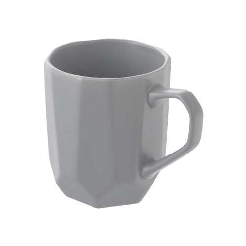 Кружка с гранями Amery, 310мл, серый матовый
