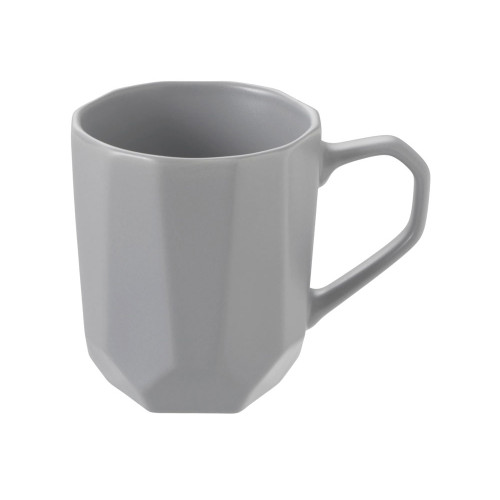Кружка с гранями Amery, 310мл, серый матовый