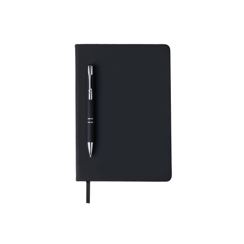 Бизнес-блокнот С3 софт-тач с магнитом, твердая обложка, 96 листов, черный Бизнес-блокнот С3 софт-тач с магнитом, твердая обложка, 96 листов, черный