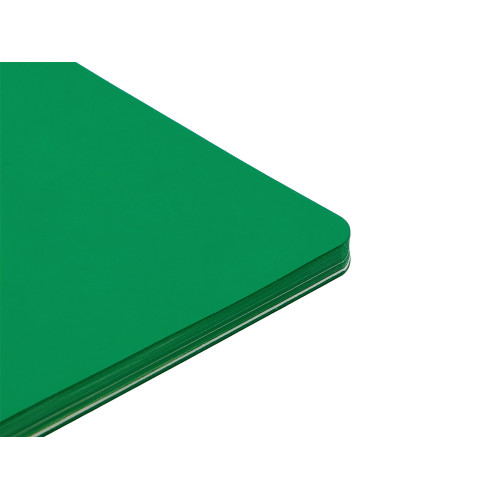 Блокнот Audrey А5 на сшивке в гибкой обложке софт-тач, зеленый