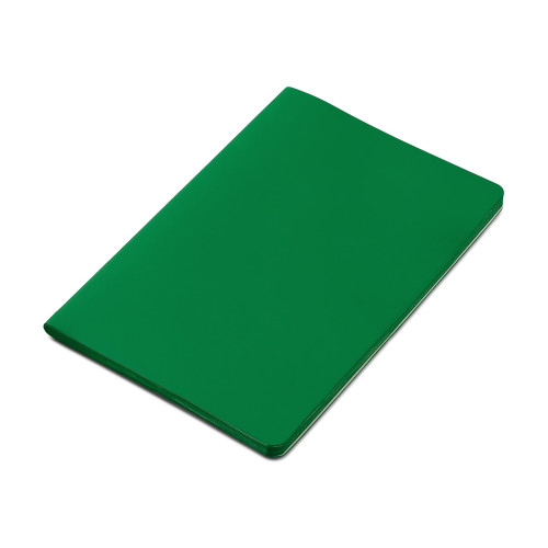 Блокнот Audrey А5 на сшивке в гибкой обложке софт-тач, зеленый