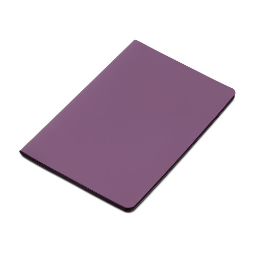 Блокнот Audrey А5 на сшивке в гибкой обложке софт-тач, фиолетовый
