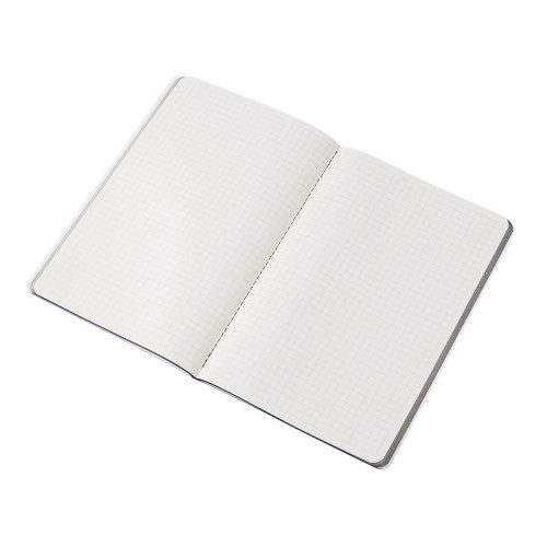 Блокнот Audrey А5 на сшивке в гибкой обложке софт-тач, фиолетовый