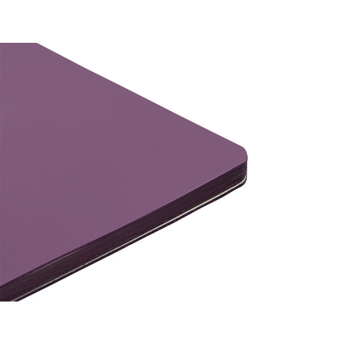 Блокнот Audrey А5 на сшивке в гибкой обложке софт-тач, фиолетовый