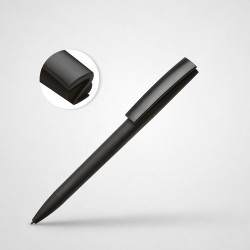 Ручка пластиковая soft-touch шариковая Zorro, черный
