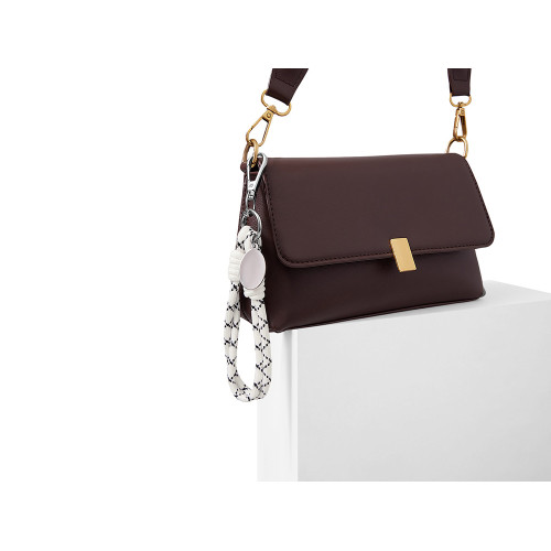 Брелок-браслет Bohemian, черно-белый Брелок-браслет Bohemian, черно-белый