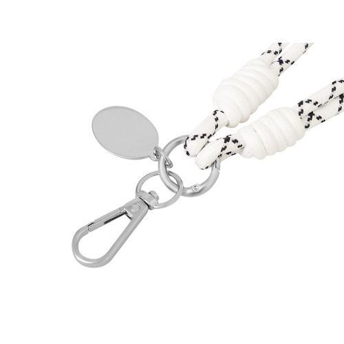 Брелок-браслет Bohemian, черно-белый Брелок-браслет Bohemian, черно-белый