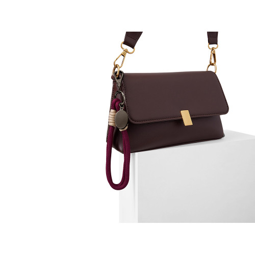 Брелок-браслет Bohemian, бургунди