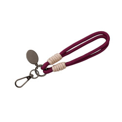 Брелок-браслет Bohemian, бургунди