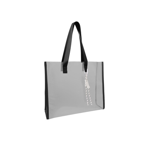 Брелок-веревочка на карабине Trinket, черно-белый Брелок-веревочка на карабине Trinket, черно-белый