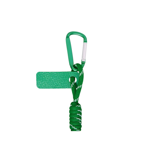 Брелок-веревочка на карабине Trinket, зеленый Брелок-веревочка на карабине Trinket, зеленый
